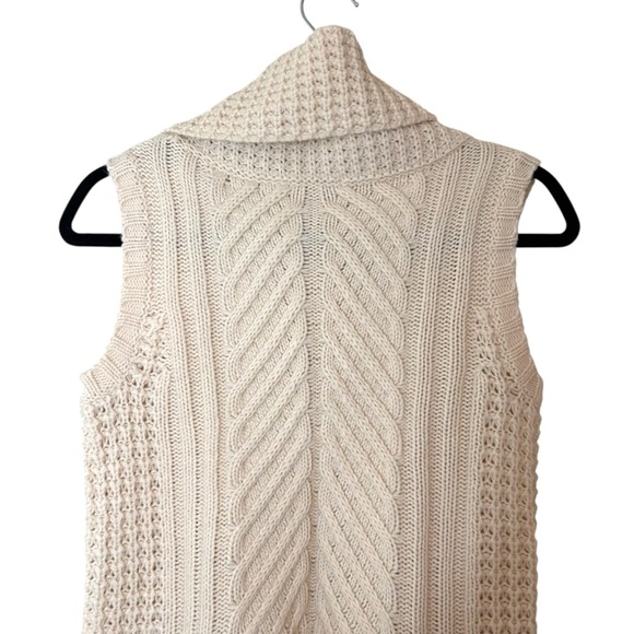 DEX Womens Sleeveless Cable Knit Turtleneck Sweater- Size XS - Picture 7 of 10